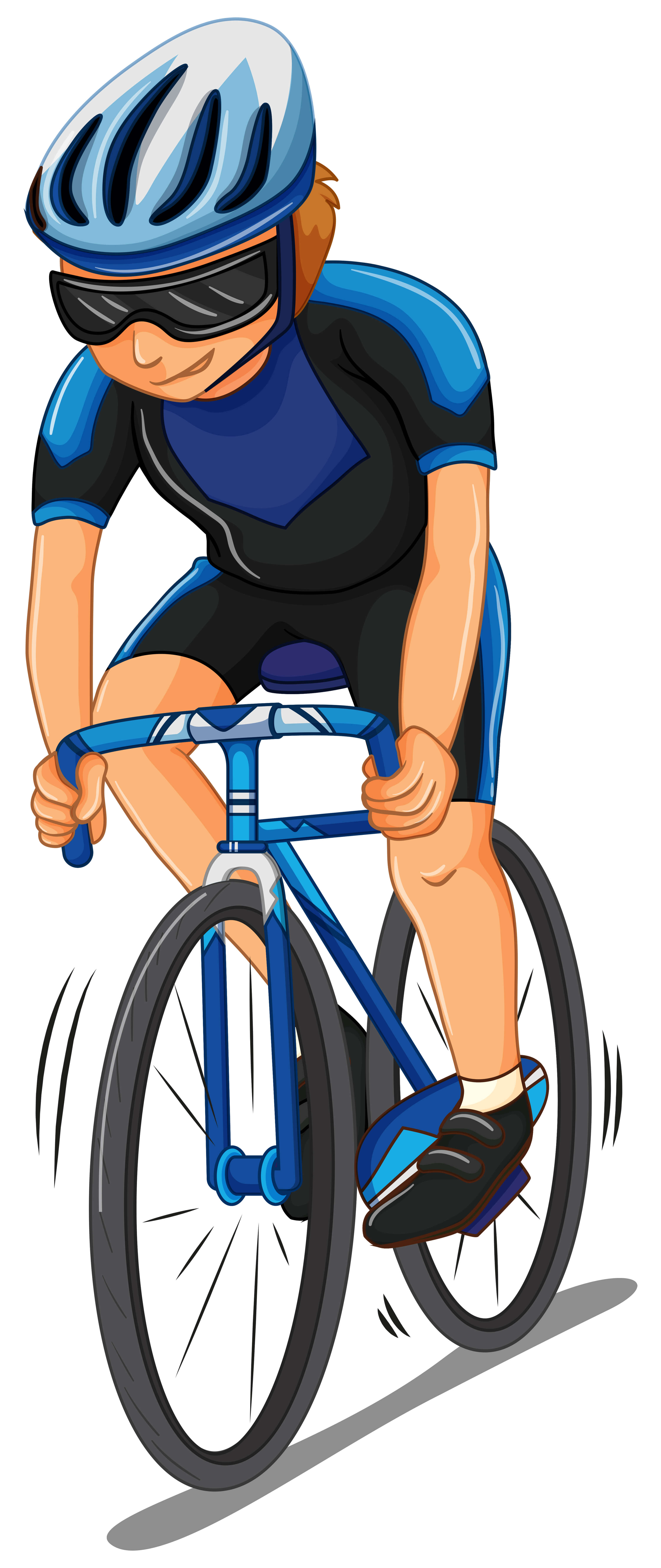 Man on a bike